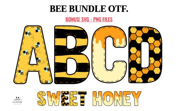 Bee Bundle: A Creative Font with Vintage Charm