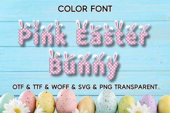 Bringing Spring to Life with the Pink Easter Bunny Font