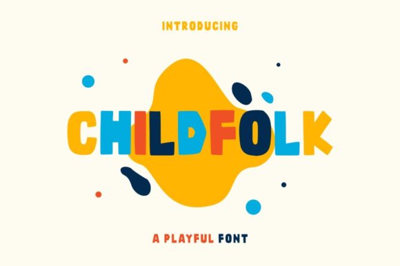 Childfolk: A Color Font for Playful, Creative Projects