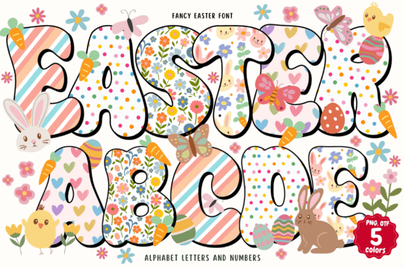Fancy Easter: A Whimsical Font for Festive Designs