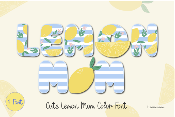 Lemon Mom: A Fresh Take on Playful Typography
