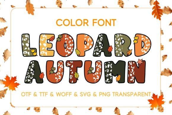 Leopard Autumn: A Playful Doodle Font for Creative Projects