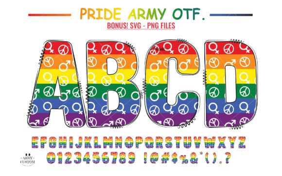 Love Pride Army: Typography That Connects