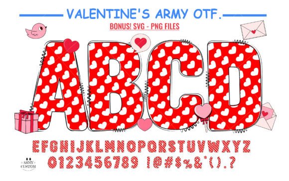 Love Valentine's Doodle Hearts: A Font for Romantic Designs