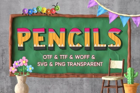 Pencils: The Color Font That Brings a Hand-Crafted Vibe