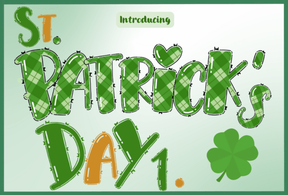St. Patrick's Day1: The Playful Font for Creative Projects