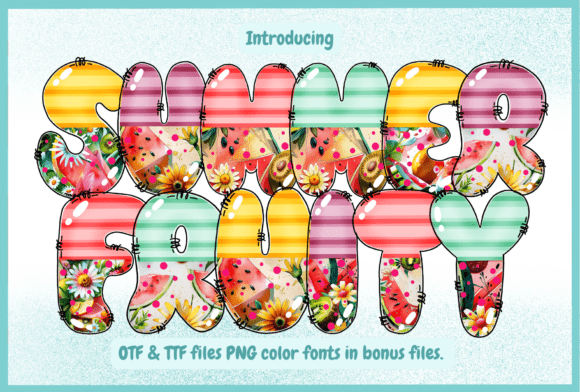 Summer Fruity: A Tropical Burst of Personality for Your Designs