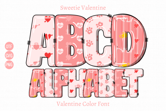 Sweetie Valentine: A Playful and Authentic Color Font