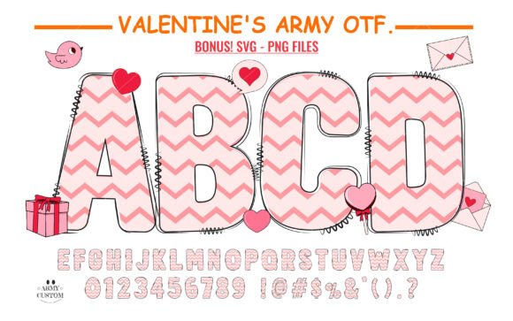 Valentine's Army: A Typeface That Tells a Love Story