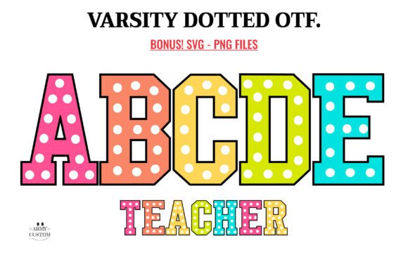 Varsity Dotted: Capturing Campus Spirit in Every Glyph